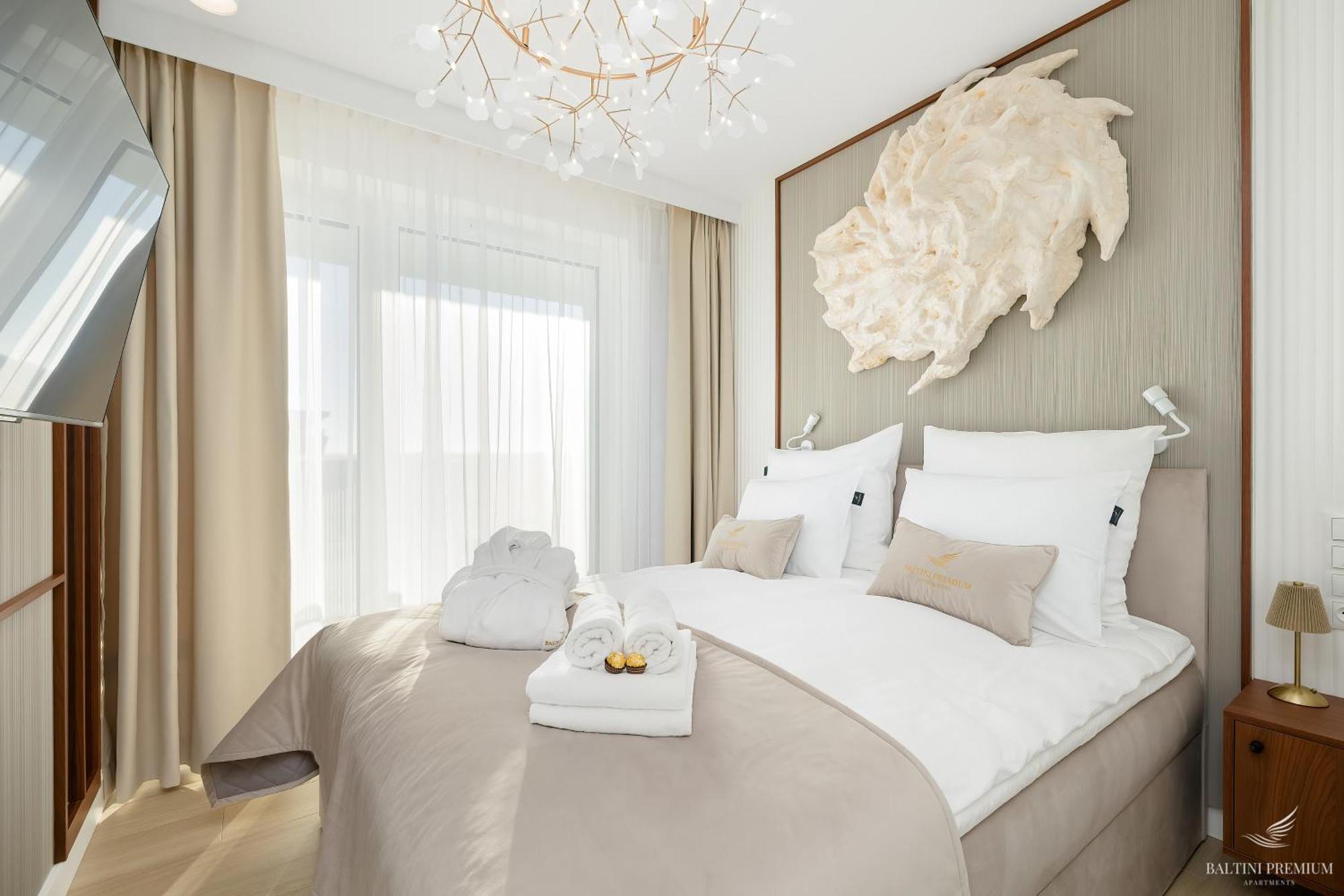 Baltini Premium Apartament Polanki Aqua Kołobrzeg Rum bild