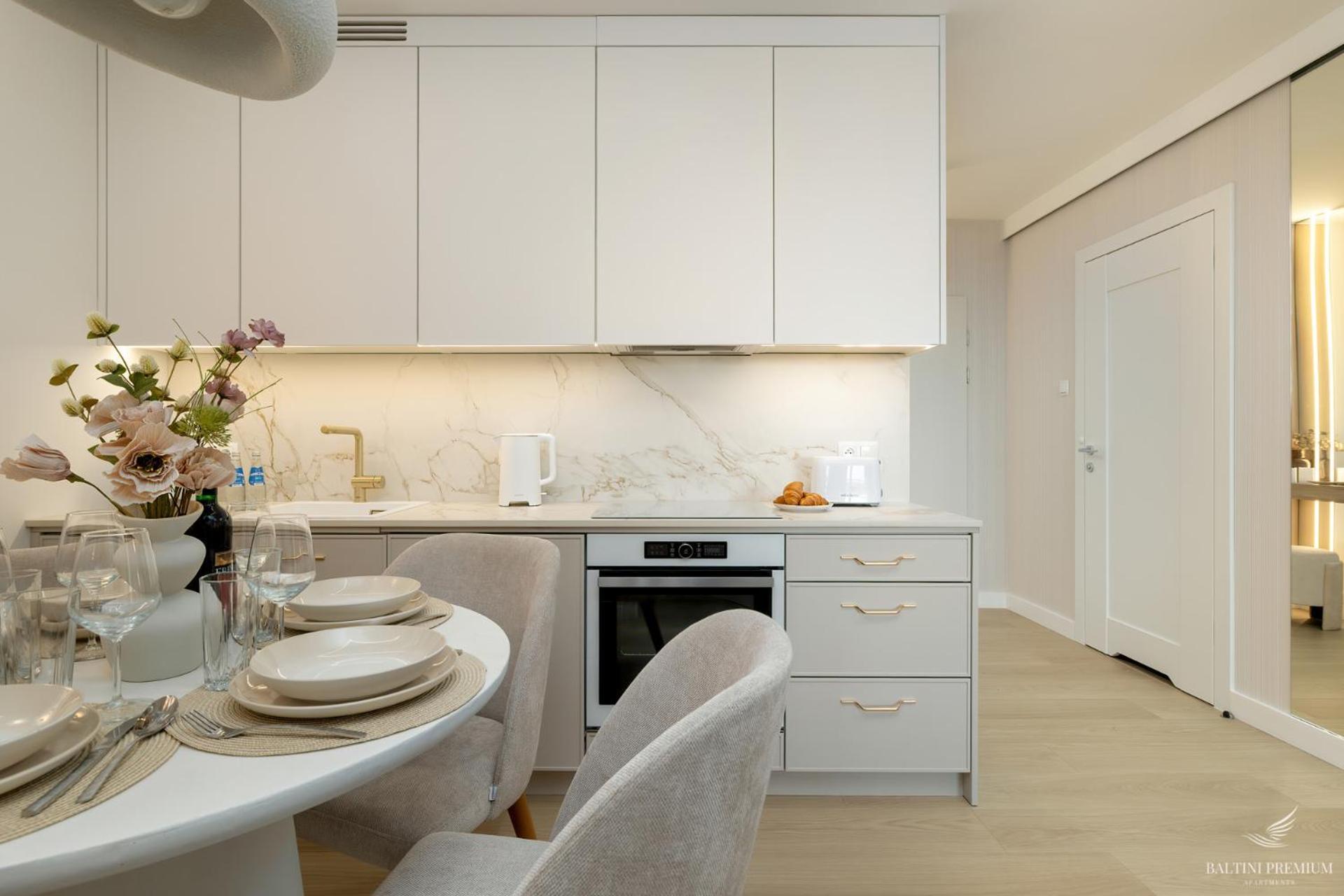 Baltini Premium Apartament Polanki Aqua Kołobrzeg Rum bild